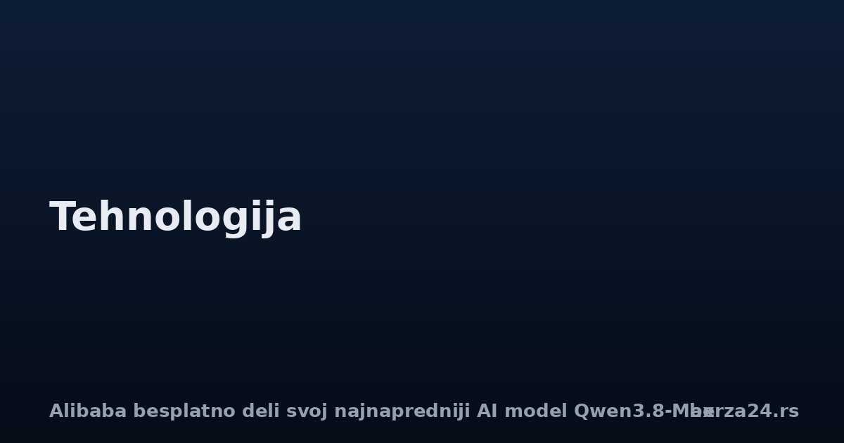 Alibaba besplatno deli svoj najnapredniji AI model Qwen3.8-Max
