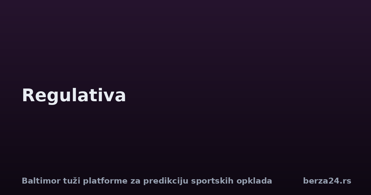 Baltimor tuži platforme za predikciju sportskih opklada