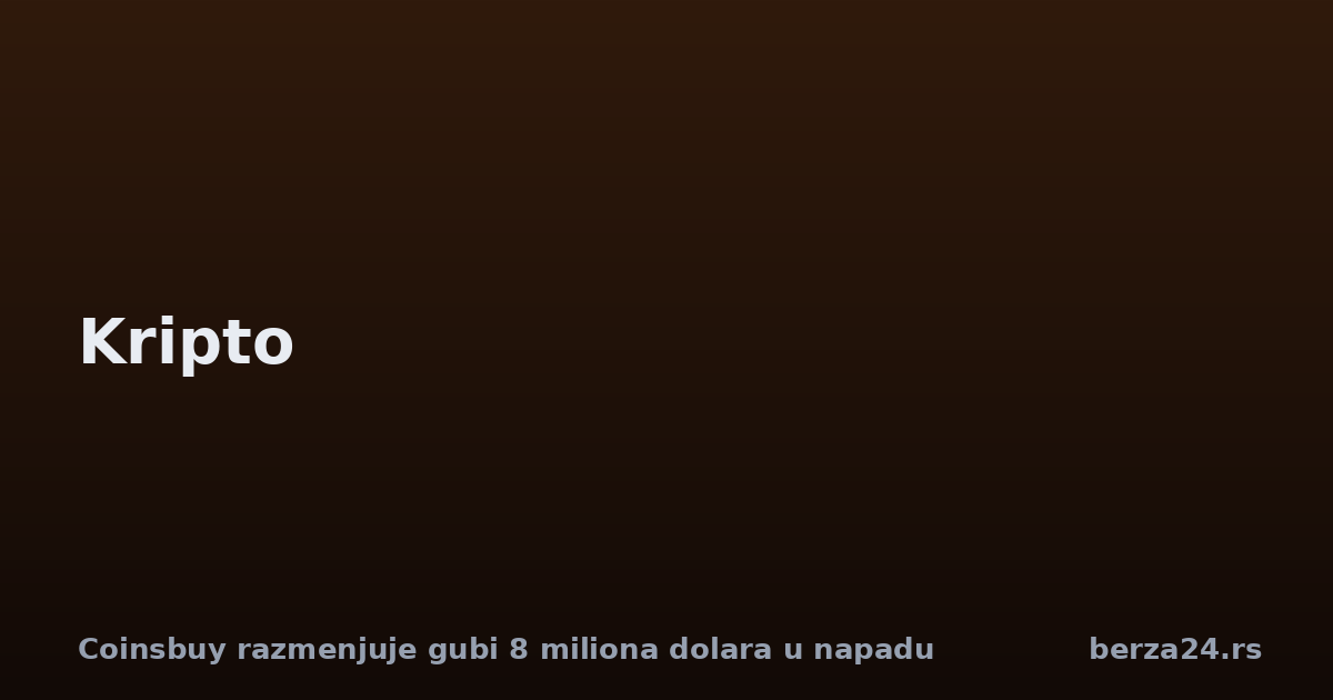Coinsbuy razmenjuje gubi 8 miliona dolara u napadu