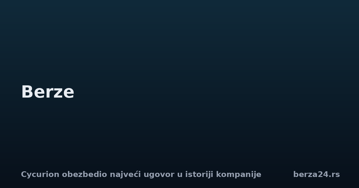 Cycurion obezbedio najveći ugovor u istoriji kompanije