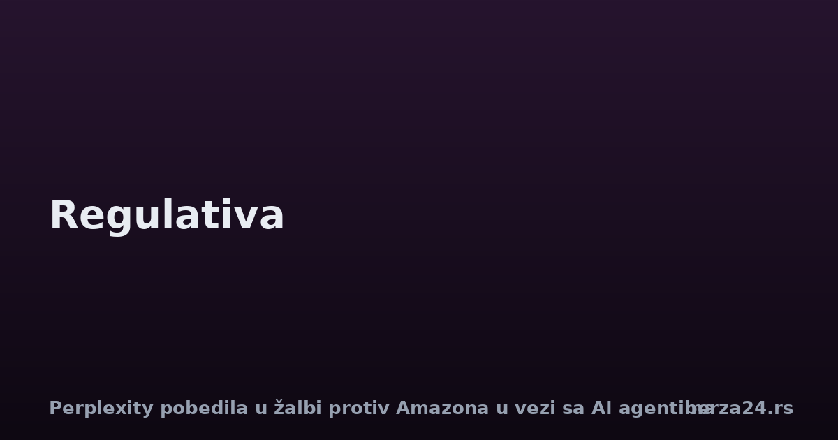 Perplexity pobedila u žalbi protiv Amazona u vezi sa AI agentima