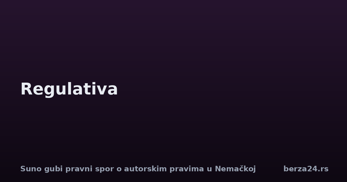Suno gubi pravni spor o autorskim pravima u Nemačkoj