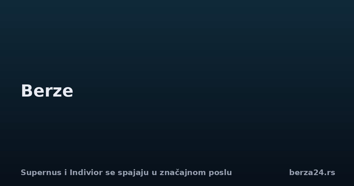 Supernus i Indivior se spajaju u značajnom poslu